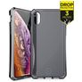 ITSkins SpectrumClear iPhone XS Hoesje Flexibel TPU Backcover Shockproof - Zwart
