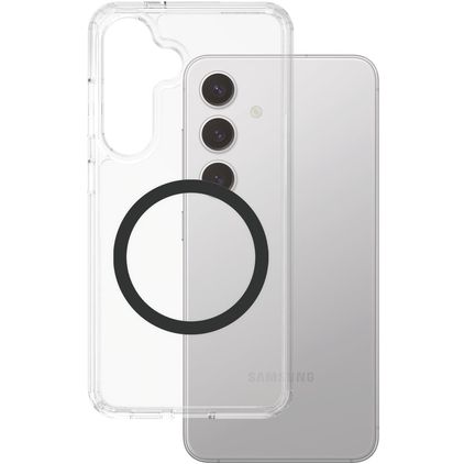 CARE by PanzerGlass Flagship Samsung Galaxy S25 Ultra MagSafe Hoesje Hardcase Backcover - Transparant / Zwart