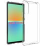 Mobigear Cushion Doorzichtig Sony Xperia 10 V Hoesje Flexibel TPU Backcover Shockproof - Transparant