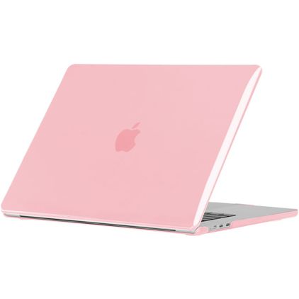 Mobigear Glossy MacBook Air 13 Inch (2022-2026) Hoes Hardshell Laptopcover MacBook Case - Roze - Model A2681 / A3113 / A3240 / A3449
