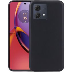 Mobigear Basics Motorola Moto G85 Hoesje Flexibel TPU Backcover - Zwart
