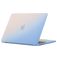 Mobigear Rainbow Matte MacBook Air 15 Inch (2023-2025) Hoes Hardshell Laptopcover MacBook Case - Blauw - Model A2941 / A3114 / A3241