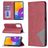 Mobigear Rhombus Slim Samsung Galaxy M52 Hoesje Bookcase - Rood
