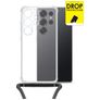 My Style Loop Doorzichtig Samsung Galaxy S26 Ultra Flexibel TPU Hoesje met koord - Transparant