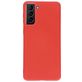 Mobiparts Samsung Galaxy S21 Plus Siliconen Hoesje Backcover - Scarlet Red