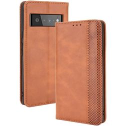 Mobigear Sensation Google Pixel 6 Pro Hoesje Bookcase Portemonnee - Cognac