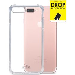 My Style Protective Flex Doorzichtig iPhone 8 Plus Hoesje Flexibel TPU Backcover Shockproof - Transparant