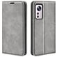 Mobigear Retro Slim Xiaomi 12 Pro Hoesje Bookcase Portemonnee - Grijs