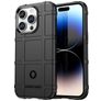 Mobigear Rugged Shield iPhone 15 Pro Max Hoesje Flexibel TPU Backcover Shockproof - Zwart