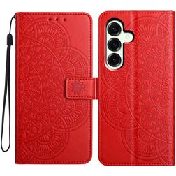 Mobigear Mandala Samsung Galaxy A17 Hoesje Bookcase Portemonnee - Rood