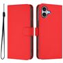 Mobigear Urban Wallet iPhone 16 Plus Hoesje Bookcase Portemonnee - Rood
