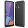 Mobigear Brushed Slim Samsung Galaxy A40 Hoesje Flexibel TPU Backcover - Zwart