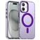 Mobigear Shockproof iPhone 18 MagSafe Hoesje Hardcase Backcover - Paars