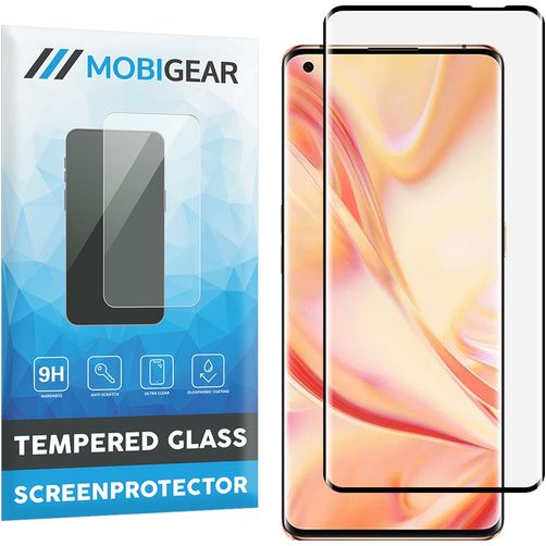 Mobigear Curved OPPO Find X2 Pro Glazen Screenprotector - Case Friendly - Zwart