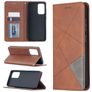 Mobigear Rhombus Slim Samsung Galaxy A52s 5G Hoesje Bookcase - Bruin
