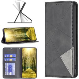Mobigear Rhombus Slim Motorola Edge 40 Hoesje Bookcase - Zwart