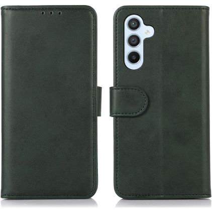 Mobigear Wallet Samsung Galaxy S24 FE Hoesje Bookcase Portemonnee - Groen