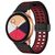 Mobigear Sport Plus Mag Siliconen Smartwatch Bandje Magneetsluiting - Universeel 20 mm aansluiting - Zwart / Rood