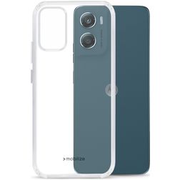 Mobilize Gelly Case Doorzichtig Motorola Moto G06 Hoesje Flexibel TPU Backcover - Transparant