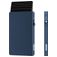 Valenta Cardprotector Aluminium Pasjeshouder - 7 Pasjes - MagSafe Compatible - Blauw