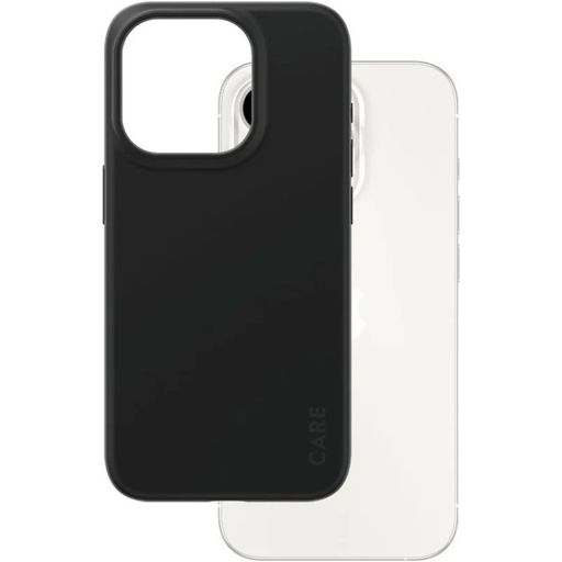 CARE by PanzerGlass Fashionable iPhone 15 Pro Siliconen Hoesje Backcover - Zwart