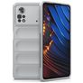 Mobigear Bumpy POCO X4 Pro 5G Hoesje Flexibel TPU Backcover - Grijs