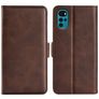 Mobigear Slim Magnet Motorola Moto G22 Hoesje Bookcase Portemonnee - Bruin