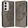 Mobigear Butterfly Samsung Galaxy S24 FE Hoesje Bookcase Portemonnee - Grijs