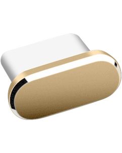 Mobigear Essentials Aluminium Anti-stofplug - USB-C - Goud (2-Pack)