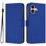 Mobigear Urban Wallet iPhone 16 Hoesje Bookcase Portemonnee - Donkerblauw