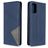 Mobigear Rhombus Slim Samsung Galaxy A41 Hoesje Bookcase - Blauw