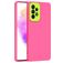 Mobigear Colors Samsung Galaxy A73 Hoesje Flexibel TPU Backcover - Roze