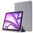 Mobigear Tri-Fold Gel iPad Air 13 Inch (2024) Hoes TPU,Kunstleer Bookcase + Stylus Houder - Grijs