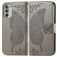 Mobigear Butterfly Motorola Moto G82 Hoesje Bookcase Portemonnee - Grijs