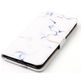 Mobigear Marble iPhone 8 Plus Hoesje Bookcase Portemonnee - White Marble