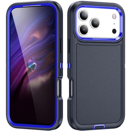 Mobigear Rugged iPhone 18 Pro Max Hoesje Hardcase Backcover Shockproof - Blauw