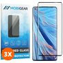 Mobigear Curved OPPO Find X2 Neo Glazen Screenprotector - Case Friendly - Zwart (3-Pack)