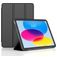 Mobigear Tri-Fold Gel iPad 10 (2022) Hoes TPU,Kunstleer Bookcase - Zwart