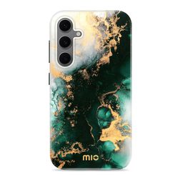 MIO Samsung Galaxy S24 FE MagSafe Hoesje Hardcase Backcover - Green Marble