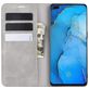 Mobigear Retro Slim OPPO Reno 3 Pro Hoesje Bookcase Portemonnee - Grijs