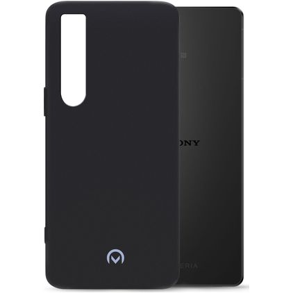 Mobilize Rubber Gelly Sony Xperia 1 IV Hoesje Flexibel TPU Backcover - Matt Black