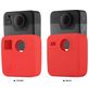 Mobigear Classic GoPro Fusion Hoesje Flexibel Siliconen - Rood