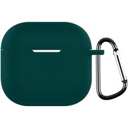 Mobigear Colors Apple AirPods 4 Hoesje Flexibel Siliconen - Groen