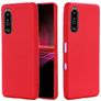 Mobigear Rubber Touch Sony Xperia 1 III Siliconen Hoesje Backcover - Rood