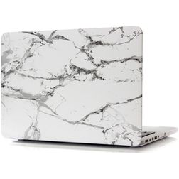 Mobigear Marble MacBook Pro 13 Inch (2012-2015) Hoes Hardshell Laptopcover MacBook Case - Wit - Model A1425 / A1502