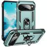 Mobigear Armor Ring Google Pixel 10 Pro XL Hoesje Hardcase Backcover Shockproof met Ringhouder - Groen