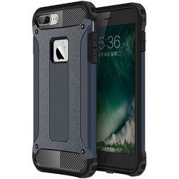 Mobigear Outdoor iPhone 8 Plus Hoesje Hardcase Backcover Shockproof - Donkerblauw