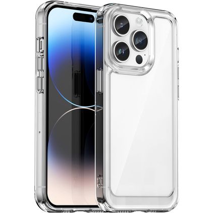 Mobigear Crystal Doorzichtig iPhone 15 Pro Hoesje Hardcase Backcover - Transparant