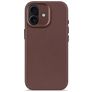Decoded iPhone 17 Hoesje Echt Leer Backcover Shockproof - Chocolate Brown