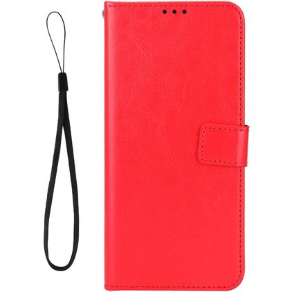 Mobigear Wallet TCL 30 Hoesje Bookcase Portemonnee - Rood